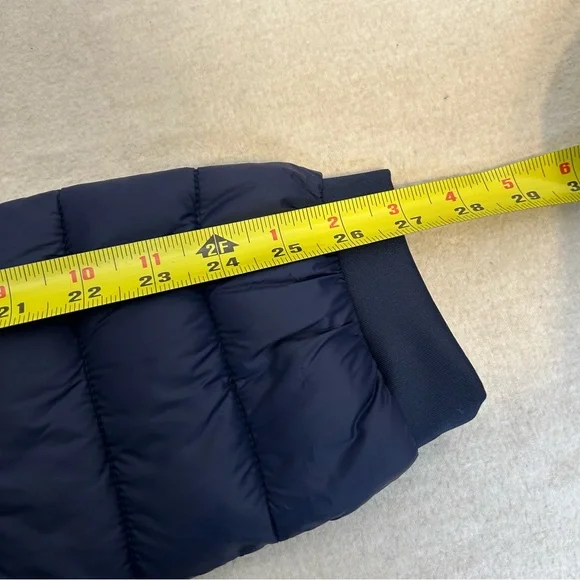 Hollister Men’s Puffer Collection Jacket Navy Blue Full Zip Size‎ M - Picture 9 of 10